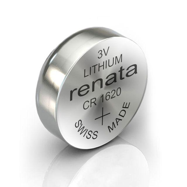 Элемент питания CR1620 - Renata, 3V, Lithium, 68mAh - фото 3 - id-p215520246