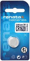 Элемент питания CR1620 - Renata, 3V, Lithium, 68mAh
