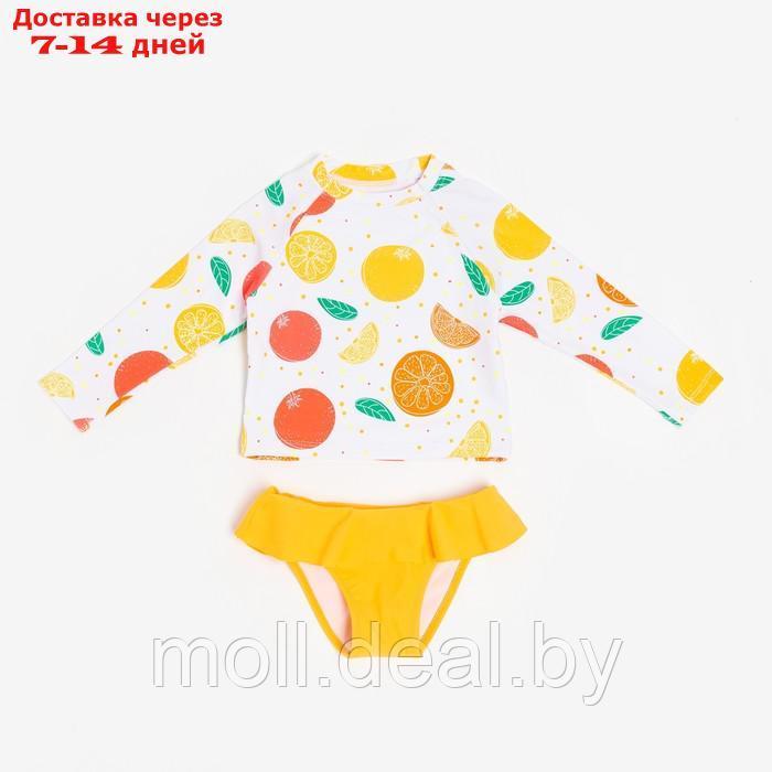 Купальный костюм раздельный детский MINAKU с рукавами, рост 134-140 (8) - фото 5 - id-p215508541