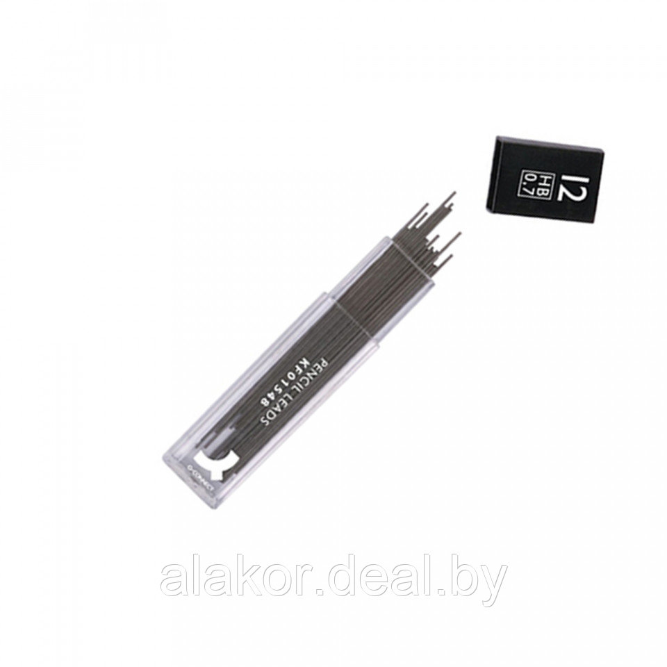 Грифели для автоматического карандаша,Q-connect, HB, 0.7мм, 12шт. - фото 2 - id-p215520238