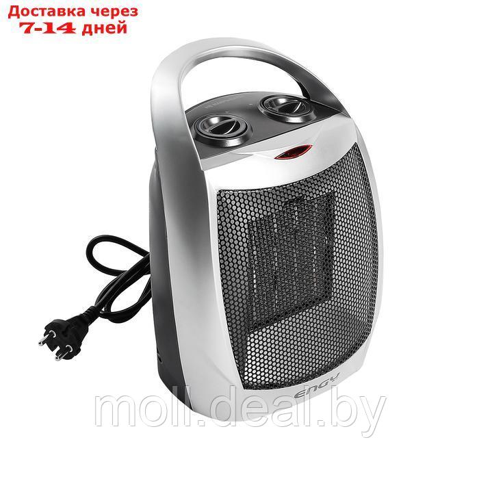Тепловентилятор ENERGY РТС-308A, 1500 Вт, керамический, вентиляция без нагрева, серый