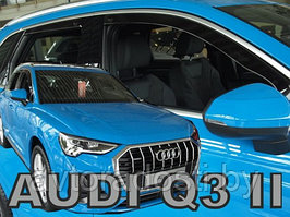 Ветровики вставные для Audi Q3 II (2018-) / Ауди [10264] (HEKO)