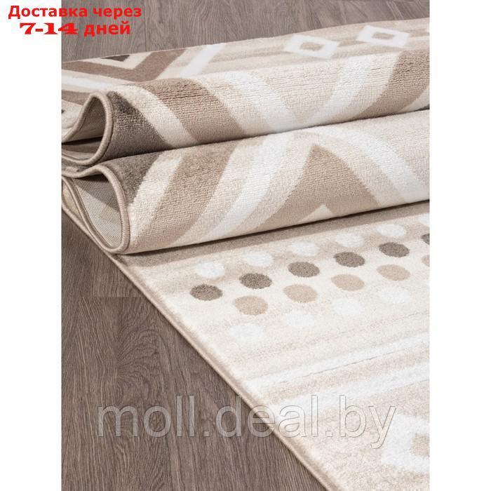 Ковёр прямоугольный Valencia deluxe d962, размер 150x300 см, цвет cream-brown - фото 2 - id-p215509866