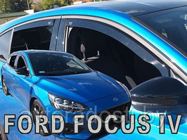 Ветровики вставные для Ford Focus IV (2018-) хэтчбек / Форд Фокус [15330] (HEKO)
