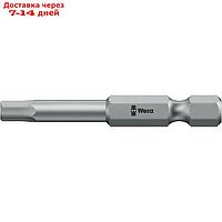 Бита WERA WE-059628, HEX2x89 мм, хвостовик 1/4", вязкая твердость, внешний шестигранник