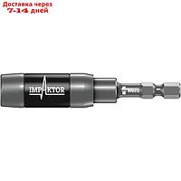 Битодержатель WERA WE-057676, ударный, 75 мм, 1/4", кольцевой магнит,стопорное кольцо