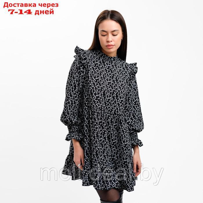 Платье женское MIST р. 46, черный - фото 1 - id-p215510232