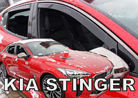 Ветровики вставные для Kia Stinger (2017-) / Киа Стингер [20181] (HEKO)