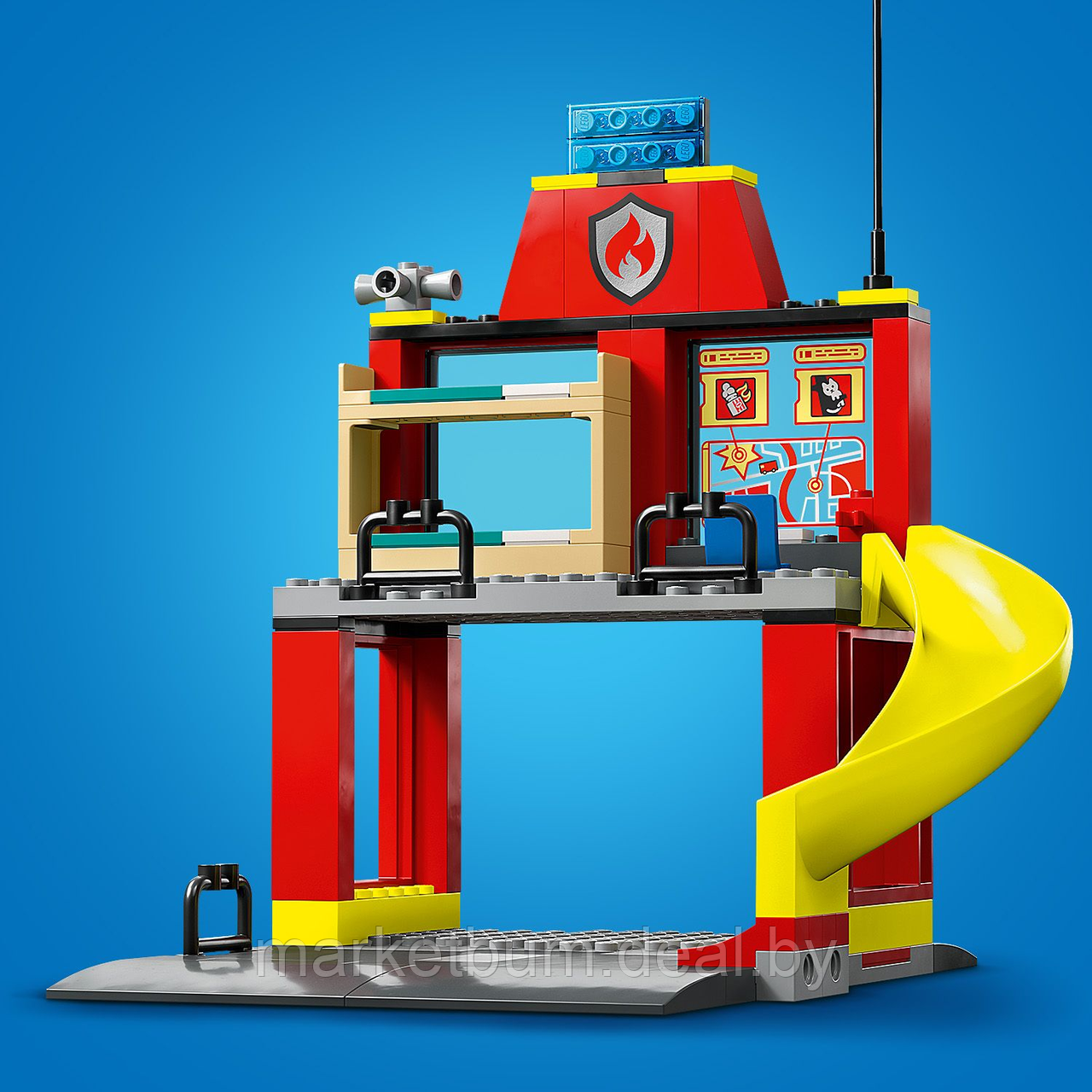 Конструктор LEGO City 60375, Пожарная часть и пожарная машина - фото 4 - id-p215520430