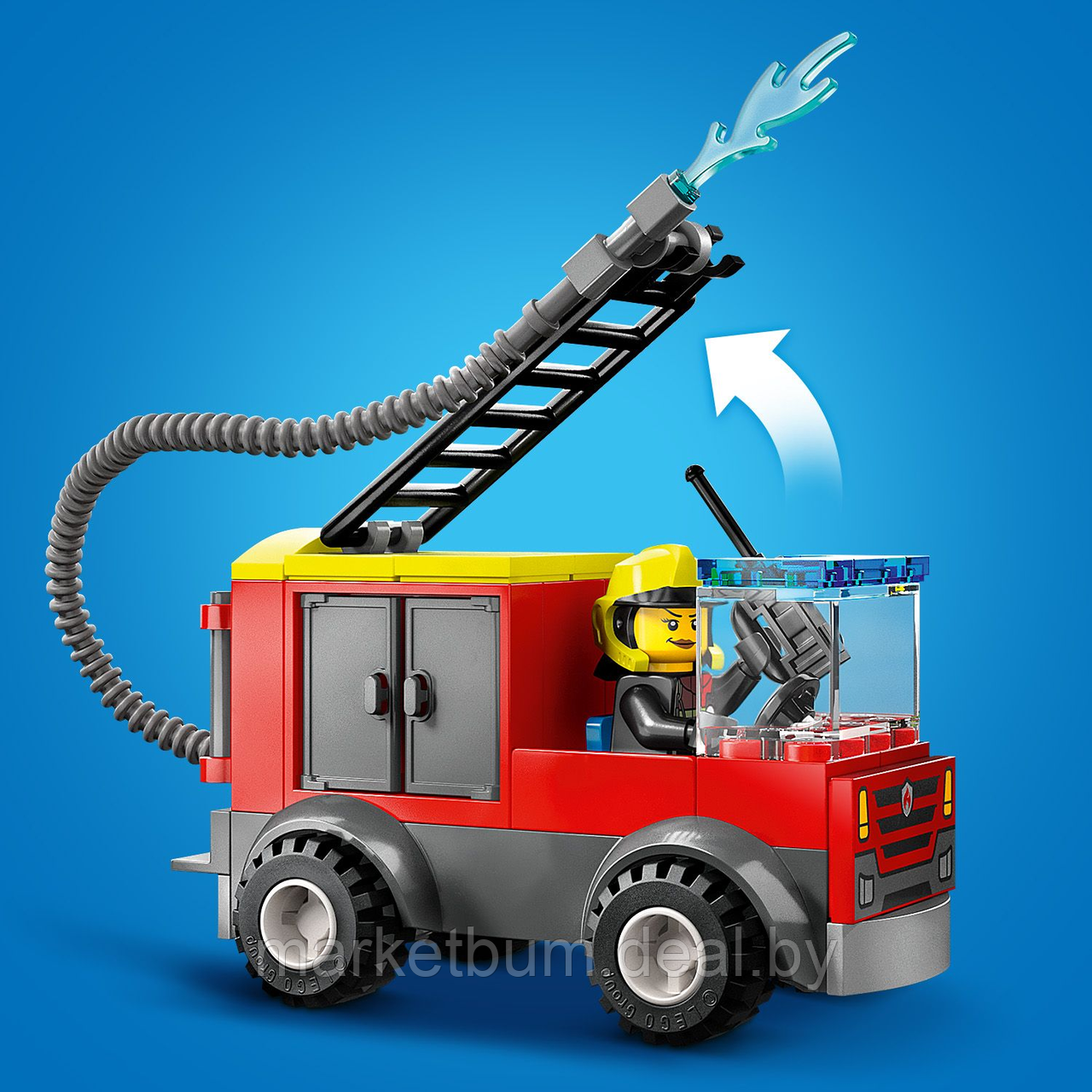 Конструктор LEGO City 60375, Пожарная часть и пожарная машина - фото 5 - id-p215520430