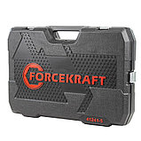Набор инструментов FORCEKRAFT FK-41241-5 124пр. 1/4'', 1/2''(6гр.)(4-32мм), фото 3