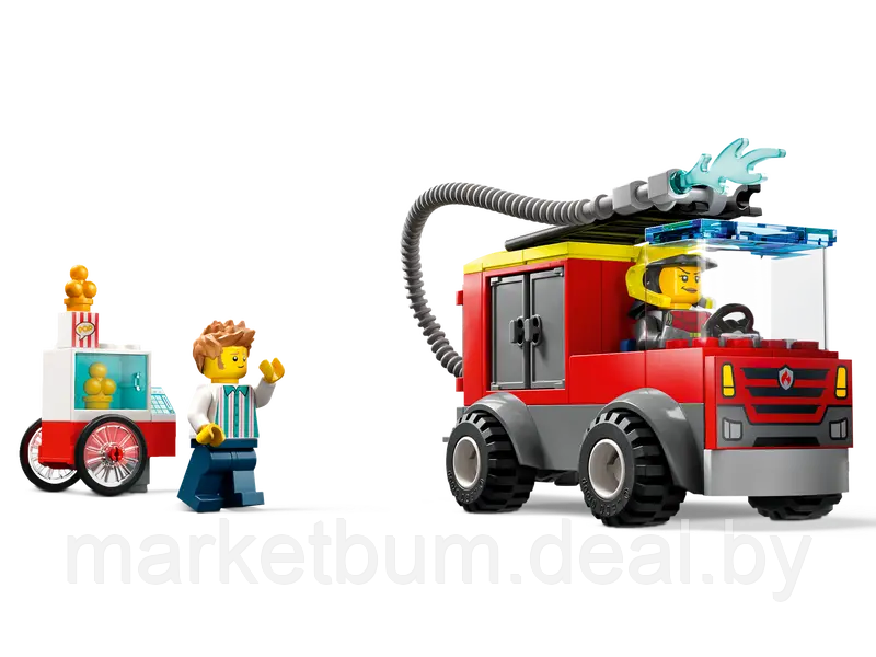 Конструктор LEGO City 60375, Пожарная часть и пожарная машина - фото 8 - id-p215520430