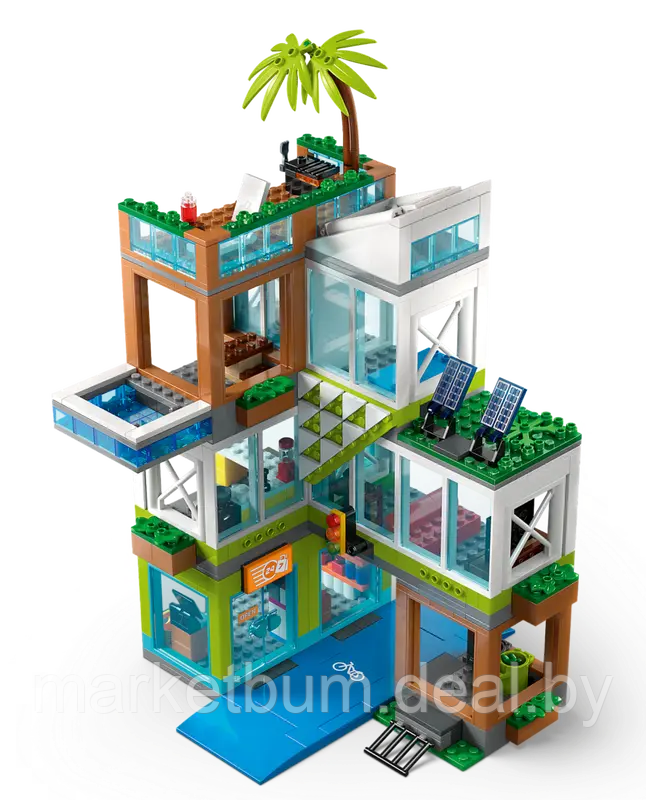 Конструктор LEGO City 60365, Многоквартирный дом - фото 5 - id-p215520545
