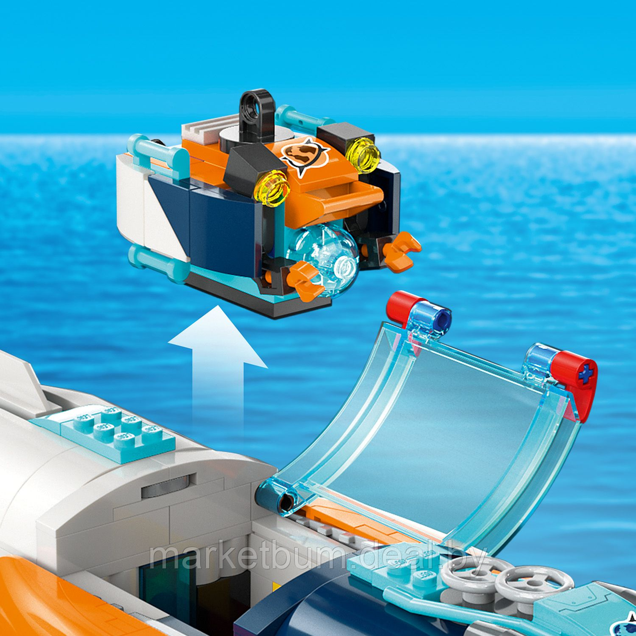 Конструктор LEGO City 60379, Подводная лодка исследователя морского дна - фото 5 - id-p215520810