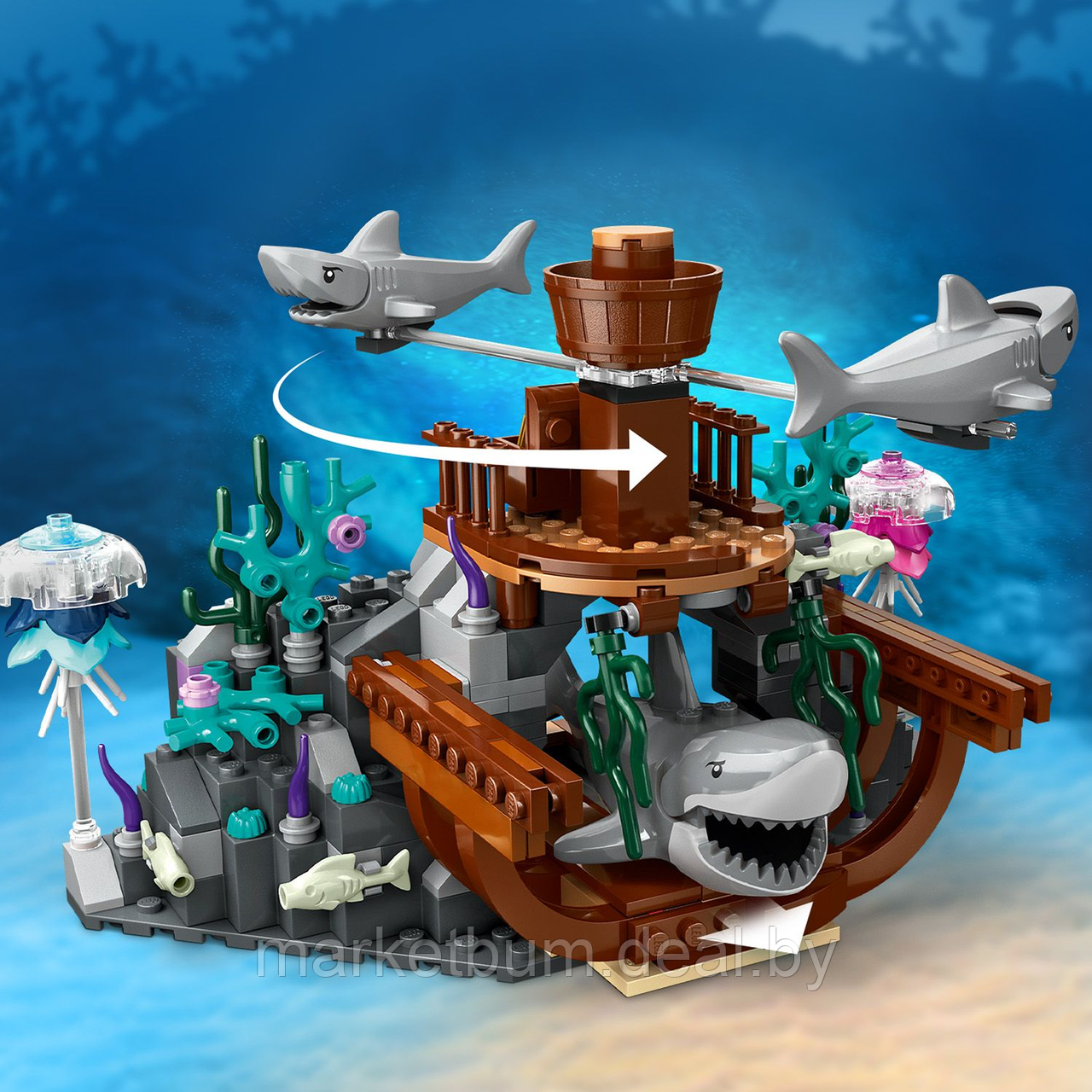 Конструктор LEGO City 60379, Подводная лодка исследователя морского дна - фото 7 - id-p215520810