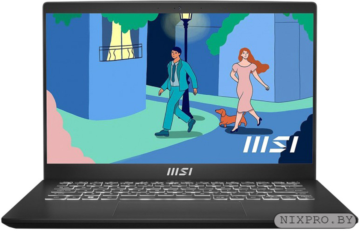 Ноутбук MSI MS-14J1 (Modern 14 C12M-237XBY) (14.0" 1920 x 1080 IPS, 60 Гц, несенсорный, Intel Core i5 1235U