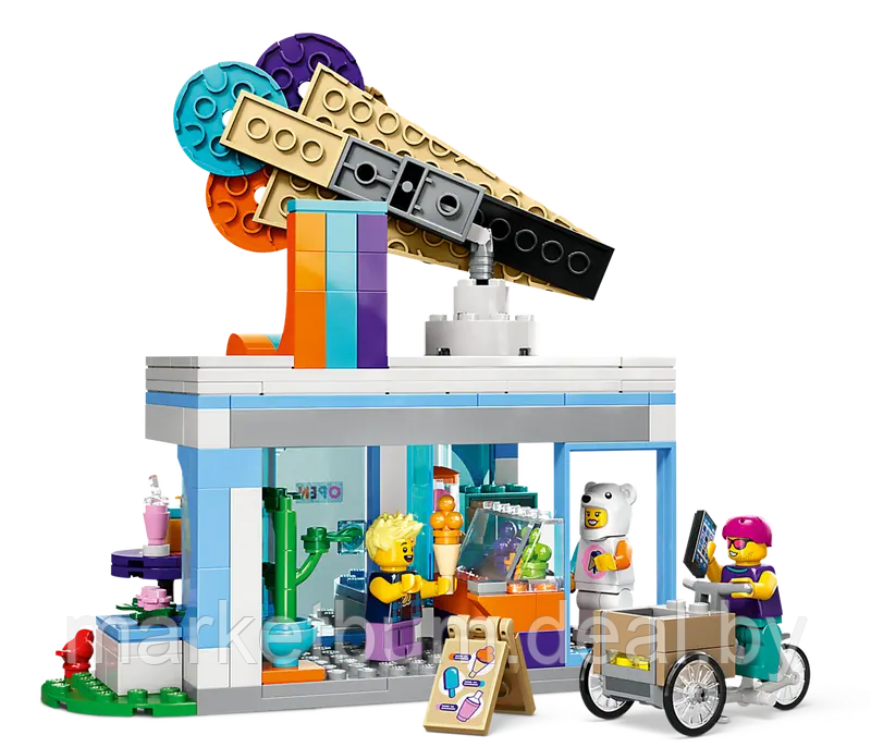 Конструктор LEGO City 60363, Кафе-мороженое - фото 3 - id-p215521119