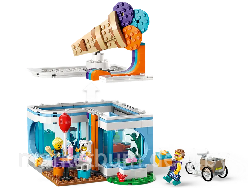 Конструктор LEGO City 60363, Кафе-мороженое - фото 8 - id-p215521119