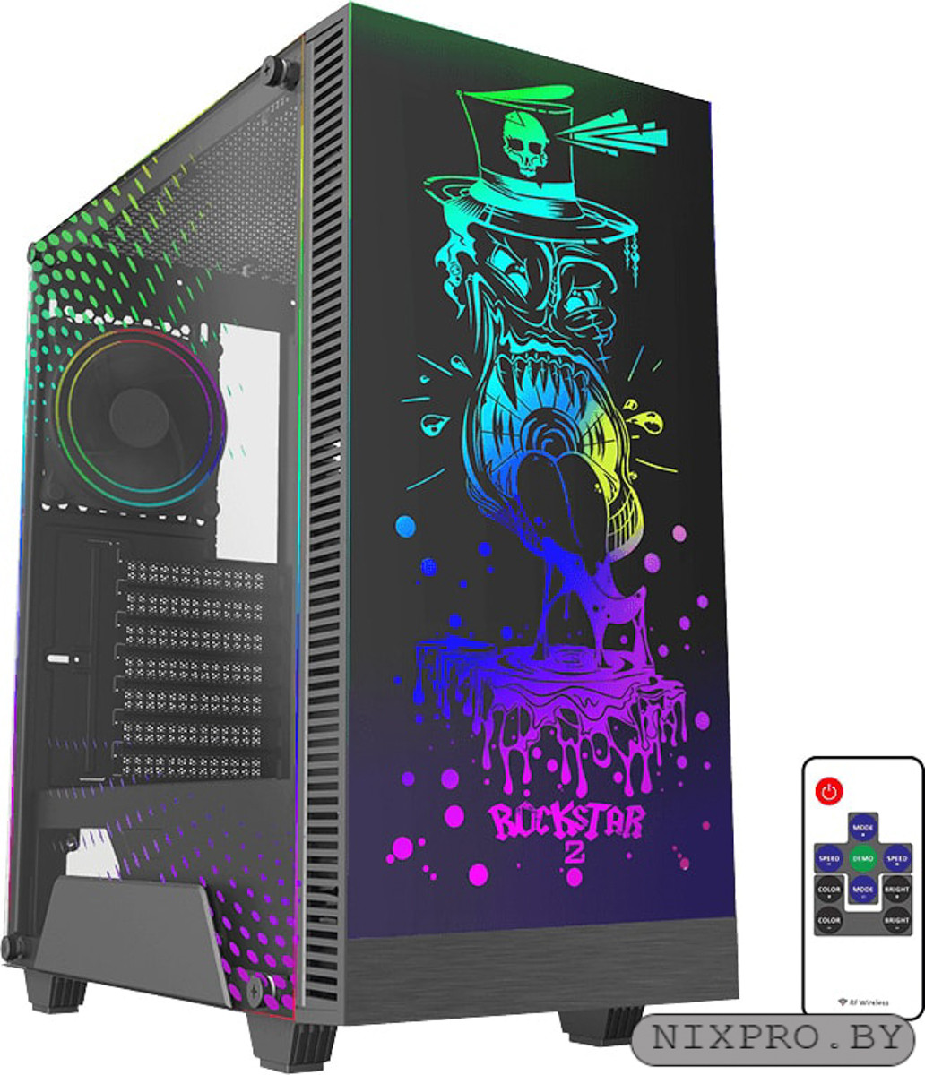 Miditower GameMax RockStar2 ATX без БП