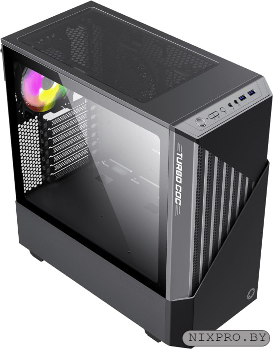 Корпус ATX Без БП Miditower GameMax Contac COC BG