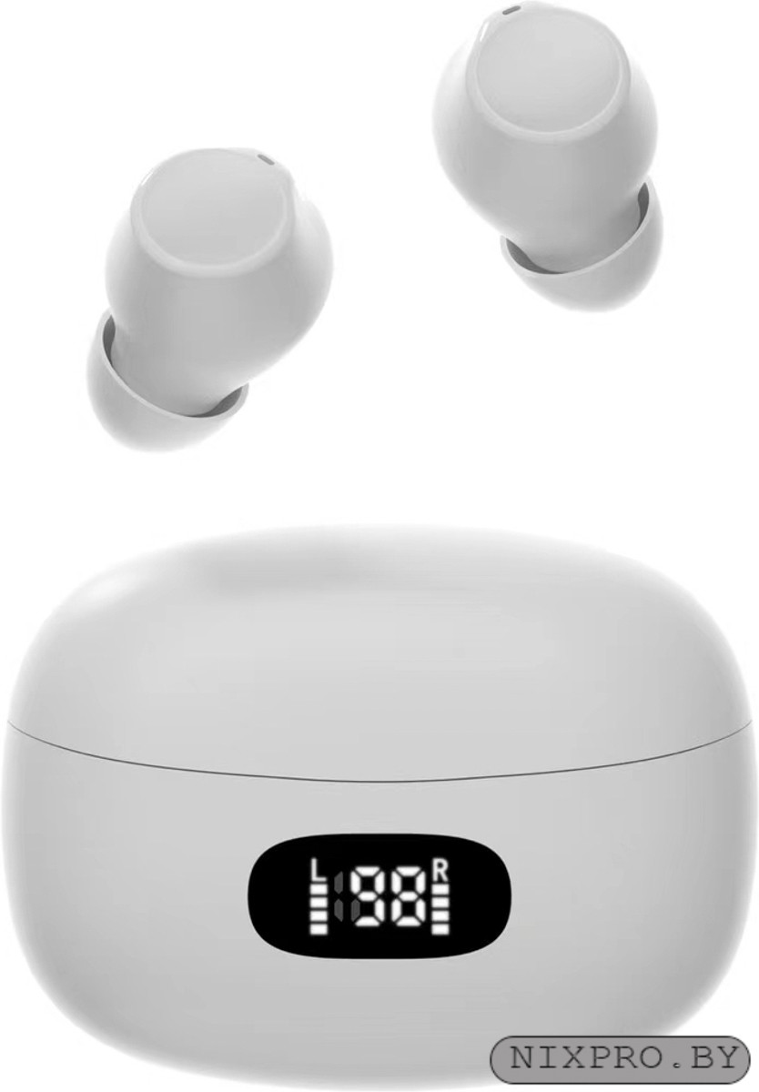 Беспроводные наушники Venso VT-408 (белые) (внутриканальные, портативные, Bluetooth 5.1, 10-25000 Гц, время - фото 1 - id-p197878524