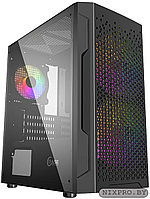 Minitower Powercase Mistral Micro Z3B Mesh LED CMIMZB-L3 MicroATX, без БП