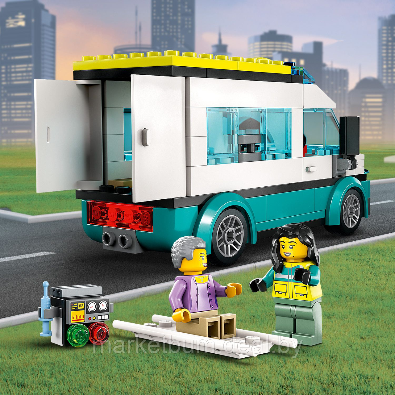 Конструктор Lego City 60371, Штаб спасательных машин - фото 8 - id-p215523033