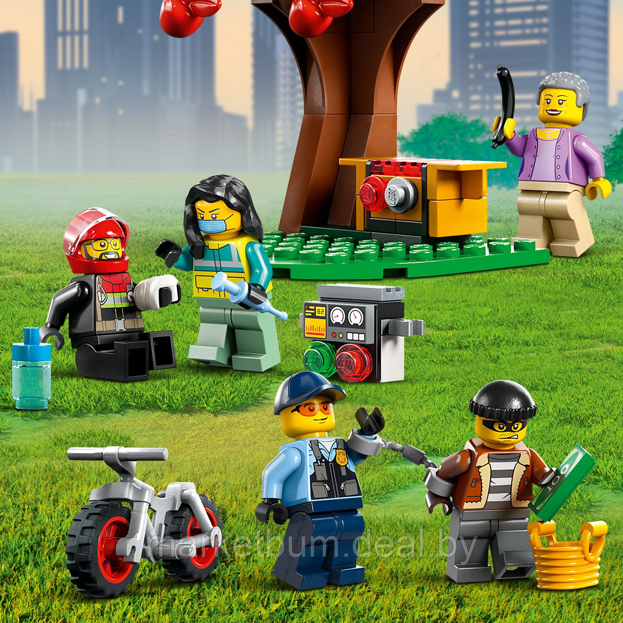 Конструктор Lego City 60371, Штаб спасательных машин - фото 10 - id-p215523033