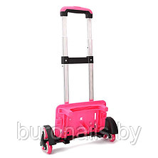 Cъемная тележка (мобильные колеса) для сумок (розовый), фото 2