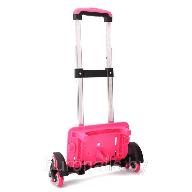 Cъемная тележка (мобильные колеса) для сумок (розовый) - фото 2 - id-p204695544