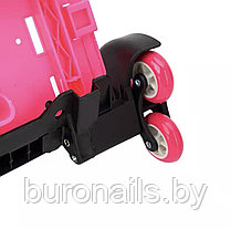 Cъемная тележка (мобильные колеса) для сумок (розовый), фото 3