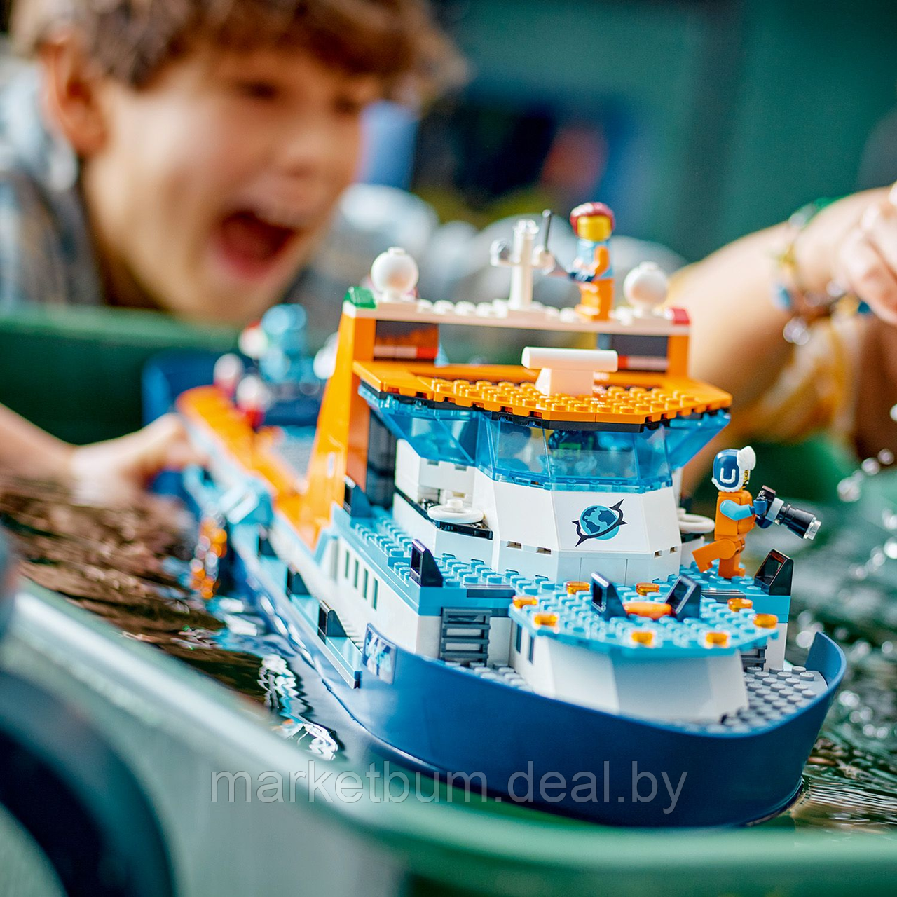 Конструктор Lego City 60368, Лодка Арктического исследователя - фото 5 - id-p215523292