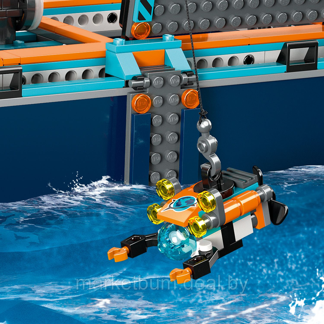 Конструктор Lego City 60368, Лодка Арктического исследователя - фото 7 - id-p215523292