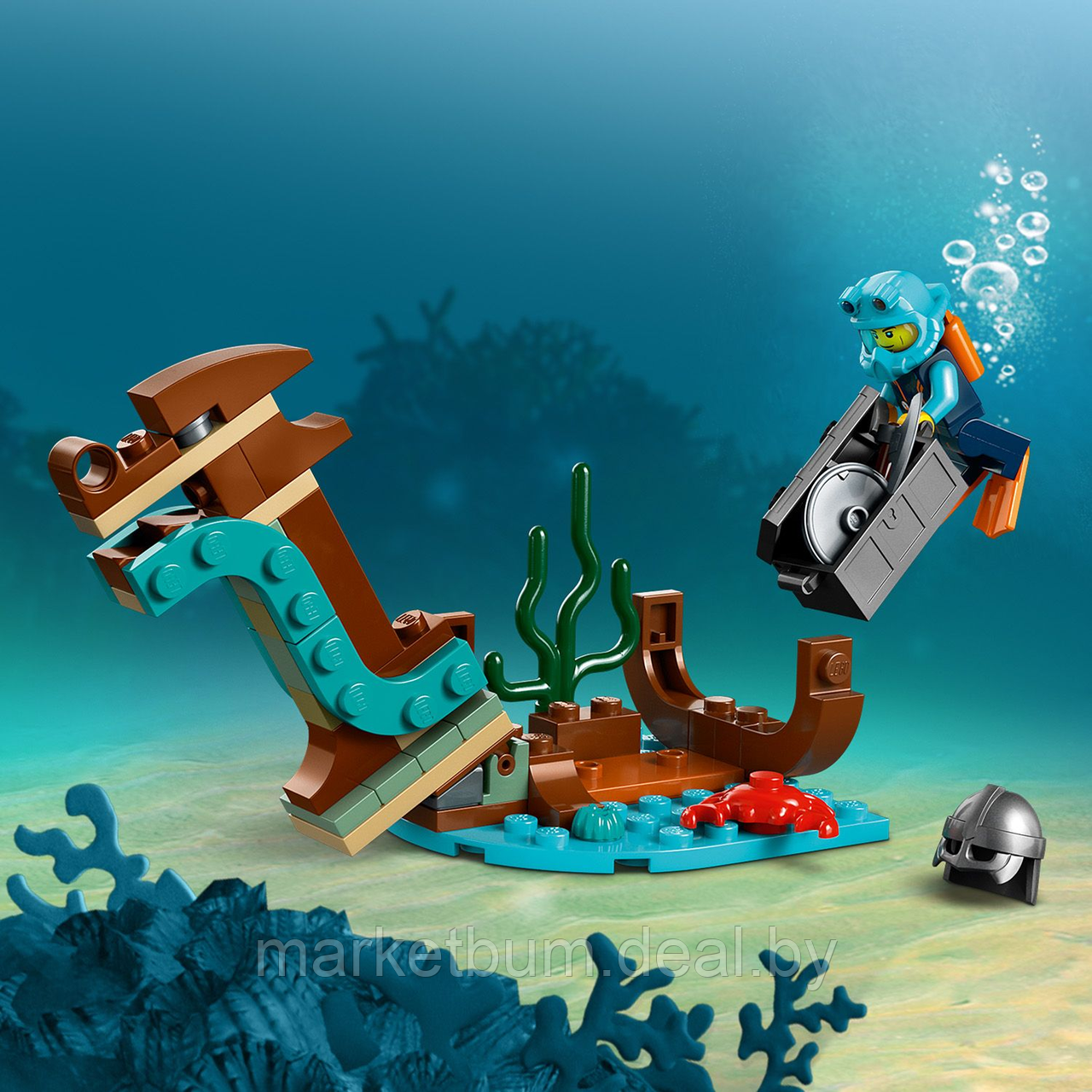 Конструктор Lego City 60368, Лодка Арктического исследователя - фото 9 - id-p215523292
