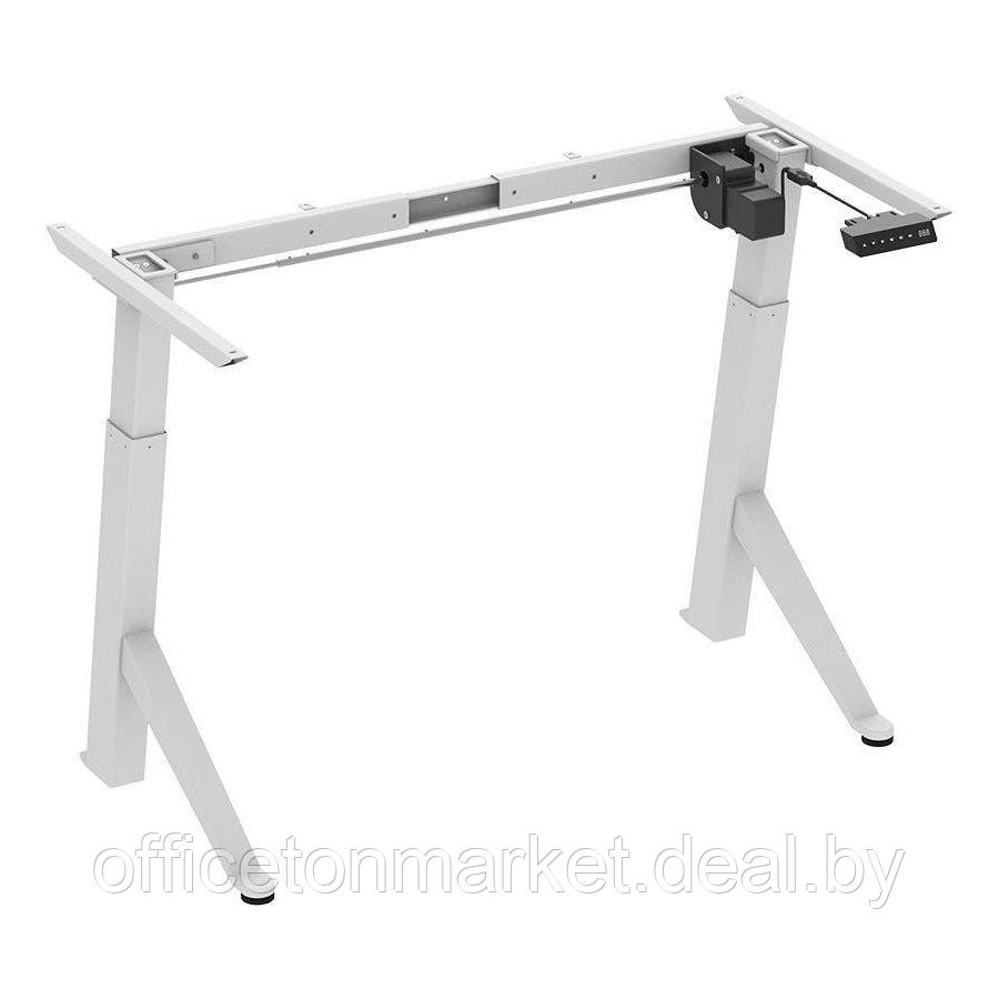 Каркас стола с электроприводом одномоторный 2-х ступенчатый "Waltz A2Y-RH-WH", USB зарядка, белый - фото 1 - id-p215521006