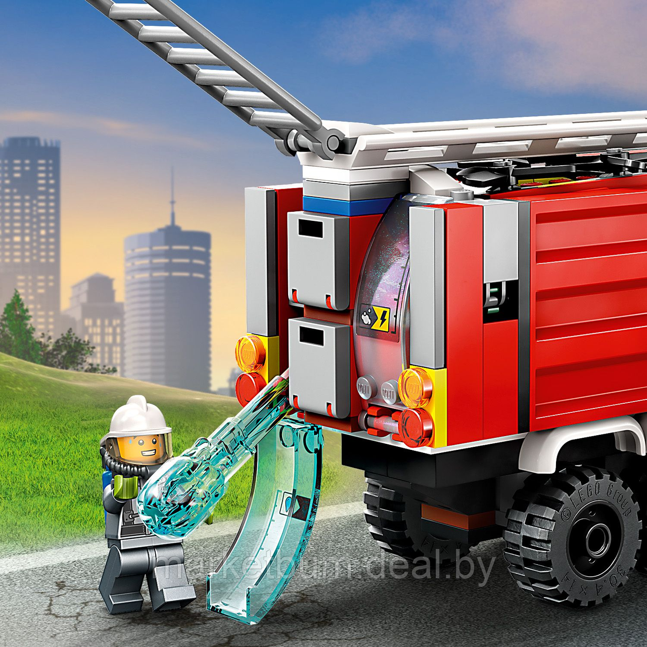 Конструктор LEGO City 60374, Пожарная машина - фото 7 - id-p215523298