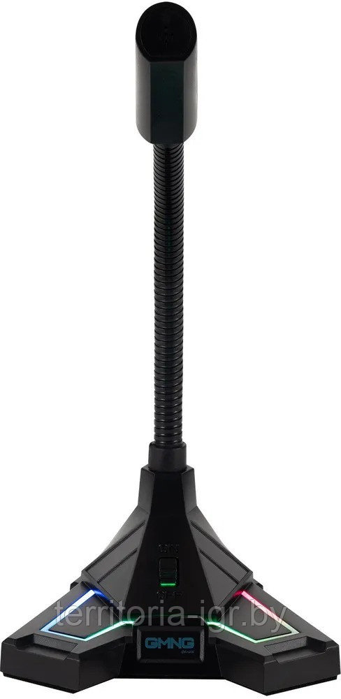 Игровой микрофон проводной GMNG MP-300G RGB черный Oklick - фото 3 - id-p215523305