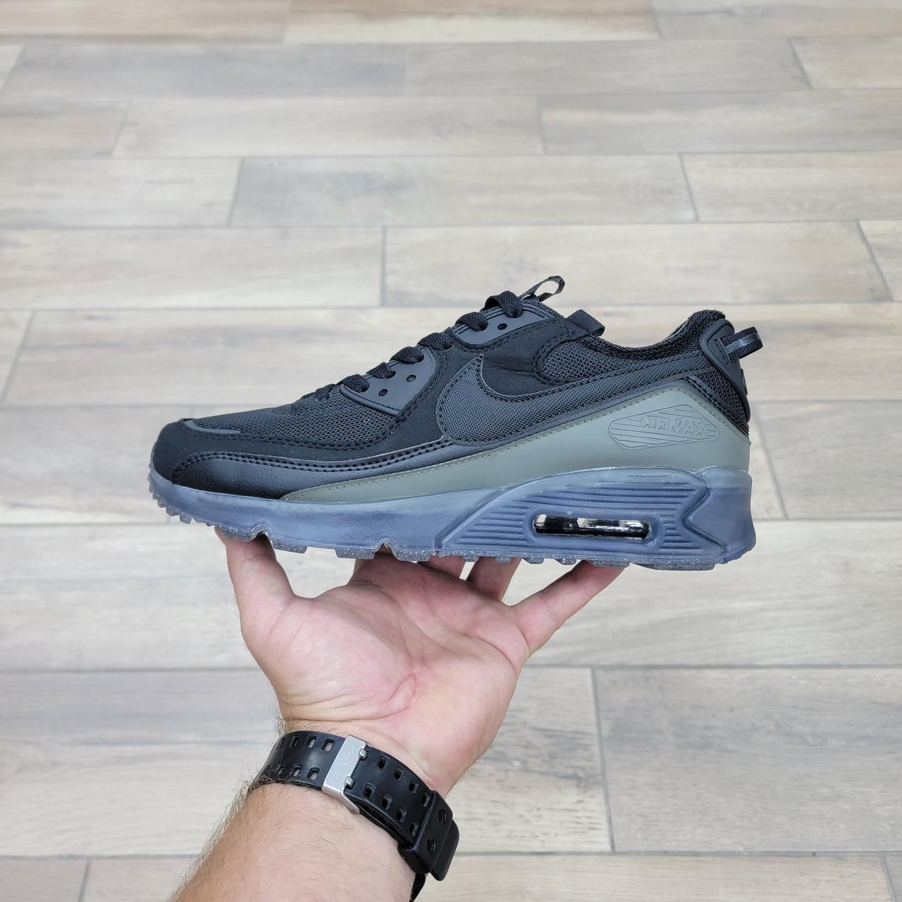 Кроссовки Nike Air Max Terrascape 90 Triple Black - фото 1 - id-p197350293