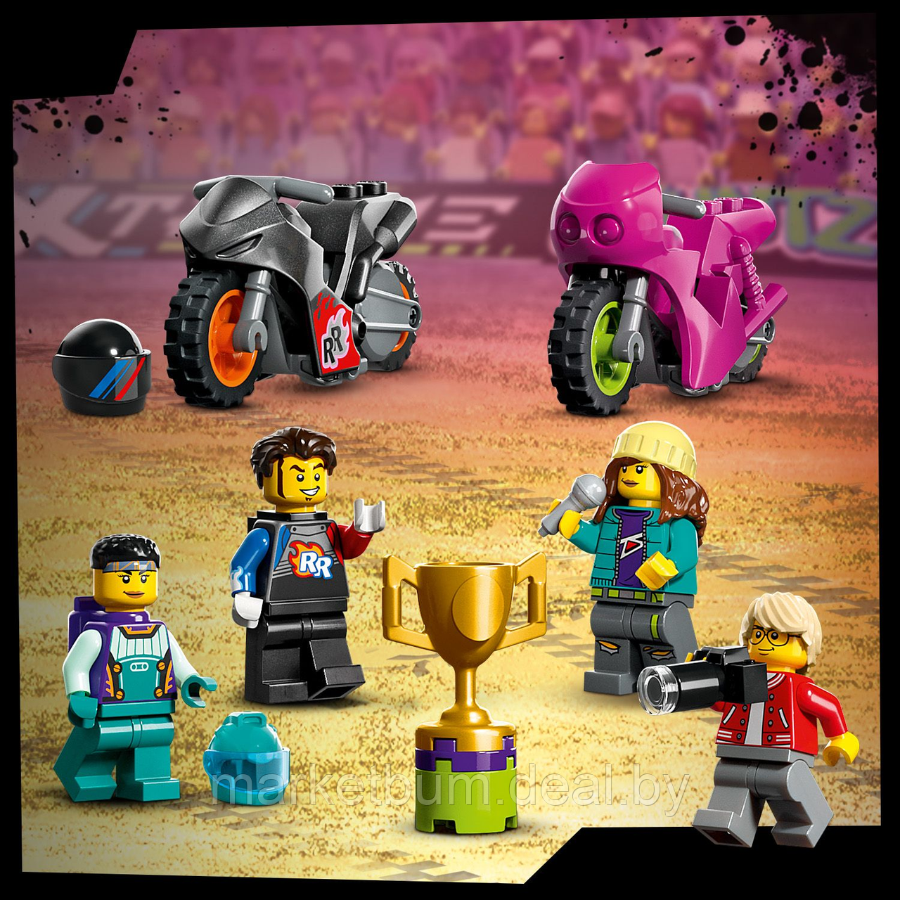 Конструктор LEGO City 60361, Соревнования гонщиков-каскадеров - фото 8 - id-p215523317