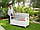 Садовая скамейка Keter Patio Bench, белая, фото 5
