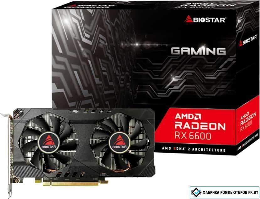 Видеокарта BIOSTAR Radeon RX 6600 Matrix 8GB GDDR6 VA66M6RM81 - фото 1 - id-p215524057