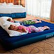 Надувной матрас Queen Classic Downy 152х203х25 см + 2 подушки и насос ручной INTEX 64765, фото 2