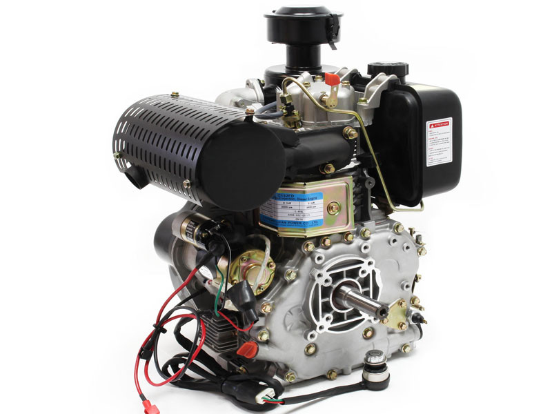 Двигатель дизельный Lifan C192F-D(вал 25мм) 15лс 6А - фото 5 - id-p181879777