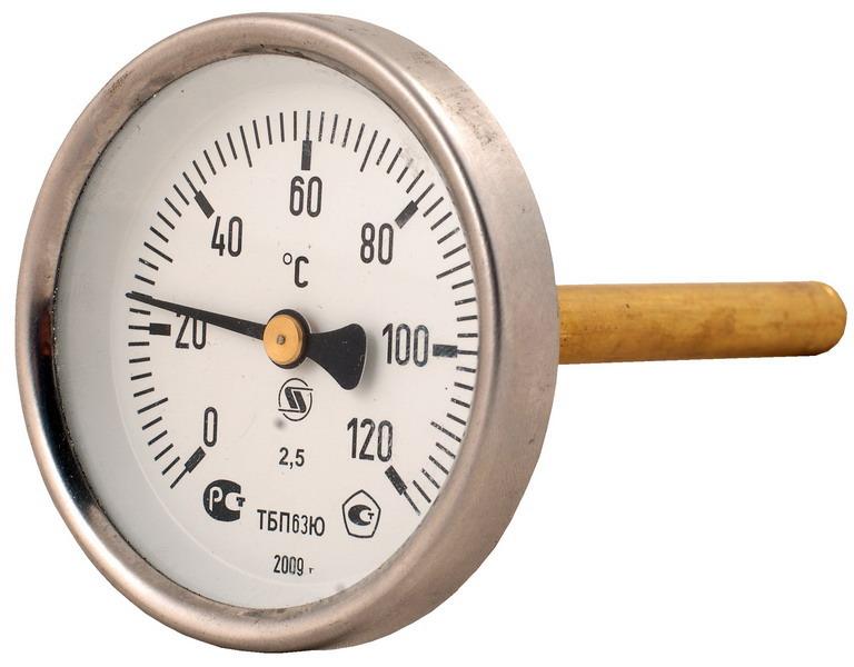 Термометры биметаллические, технические, промышленные, резьбовые - фото 1 - id-p215526415