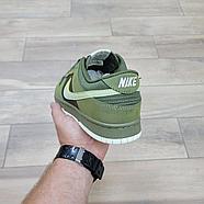 Кроссовки Nike Dunk Low Premium Oil Green, фото 4