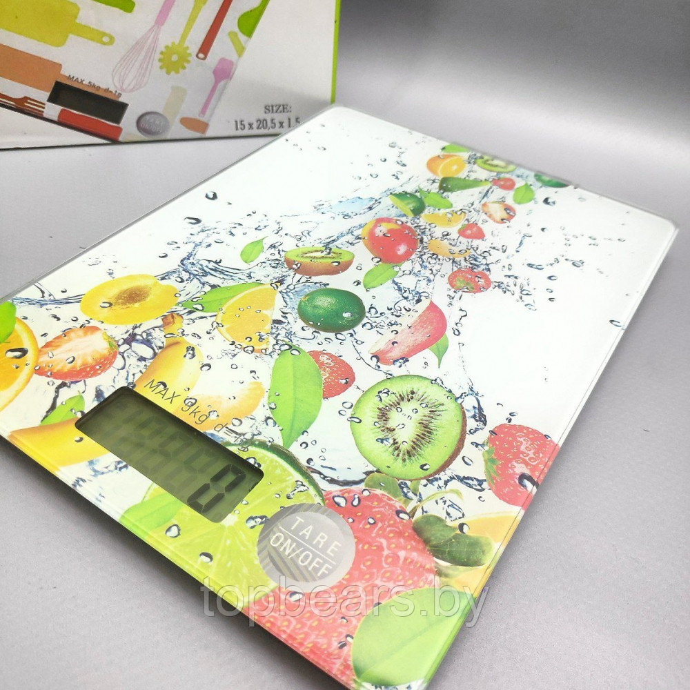 Электронные кухонные весы Digital Kitchen Scale, 15.00х20.00 см, до 5 кг Грейпфрут - фото 2 - id-p215527375