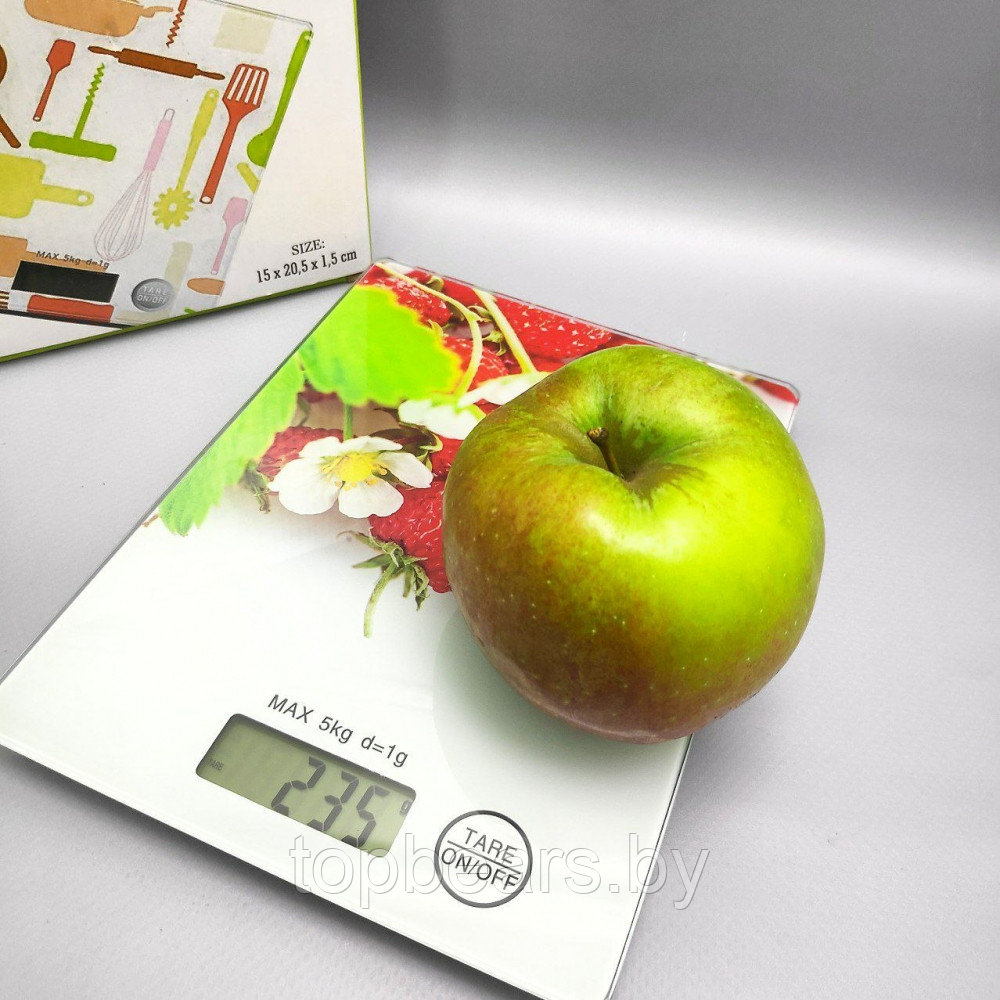 Электронные кухонные весы Digital Kitchen Scale, 15.00х20.00 см, до 5 кг Грейпфрут - фото 4 - id-p215527375