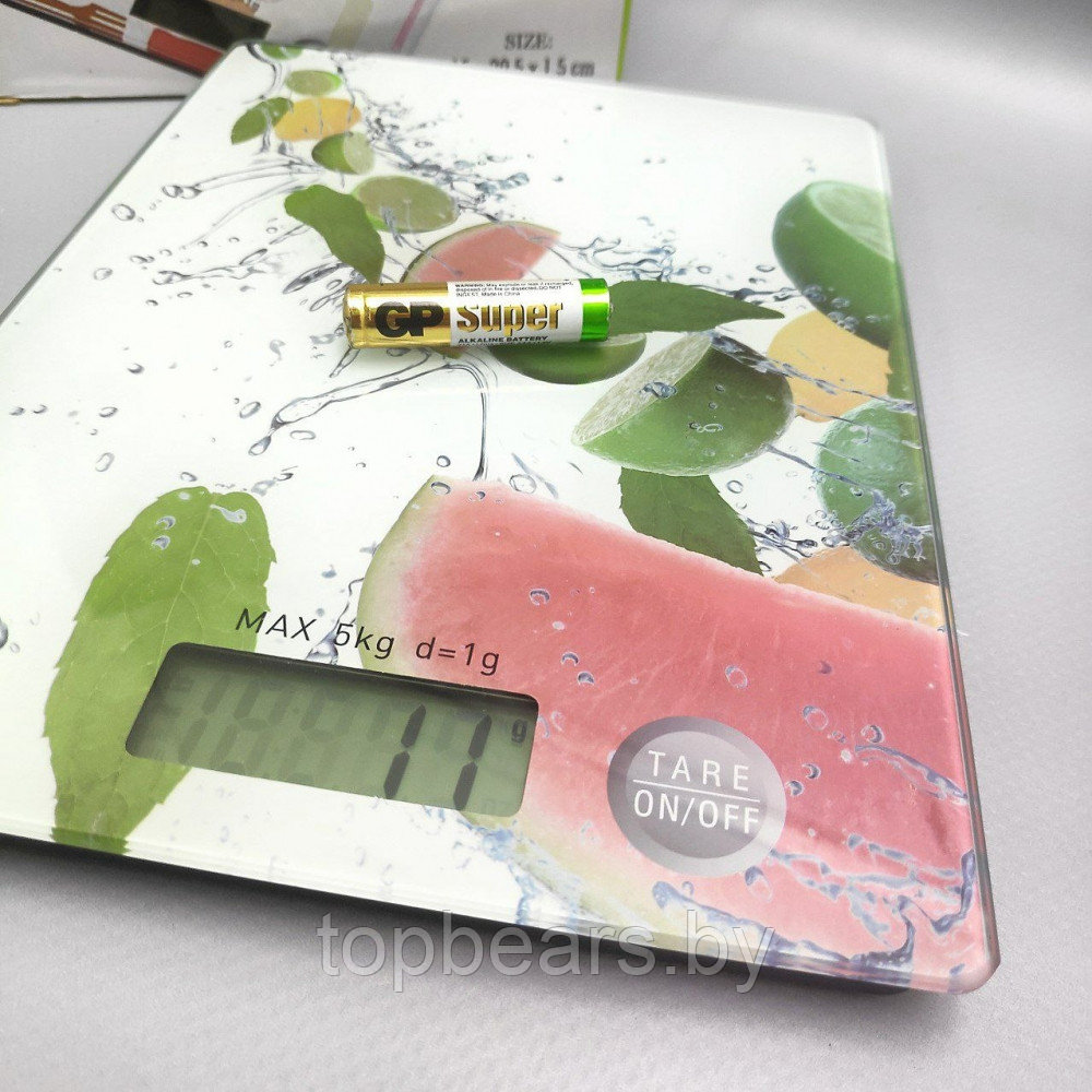 Электронные кухонные весы Digital Kitchen Scale, 15.00х20.00 см, до 5 кг Грейпфрут - фото 10 - id-p215527375