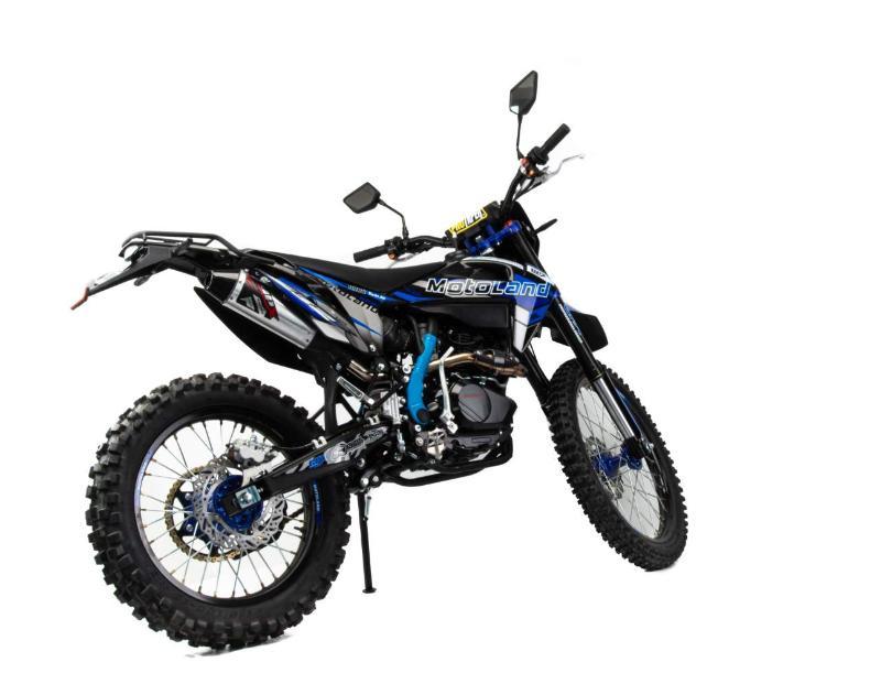 Мотоцикл Кросс Motoland XT 250 HS 172FMM (PR5) с ПТС синий - фото 4 - id-p215527399