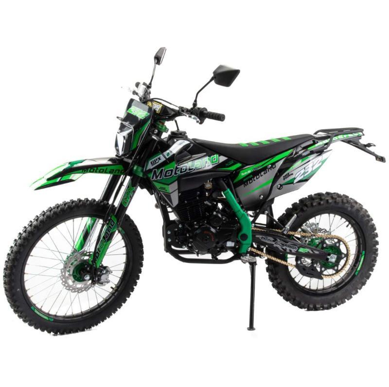 Мотоцикл Кросс Motoland XT 250 HS 172FMM (PR5) с ПТС зеленый - фото 1 - id-p215527400